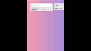Trello Clone App With React JS / Tailwind CSS #01 | First Component Mockup #Shorts