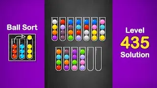 Ball Sort Puzzle Solution Level 435