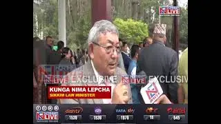 Sikkim Law minister Kunga Nima Lepcha on ruckus in Sikkim Assembly