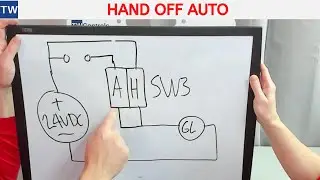 Как подключить цепь ручного управления HOA для ручного и автоматического управления