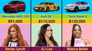 Most Expensive Car Of Famous WWE Female Wrestlers | #Comparison Data