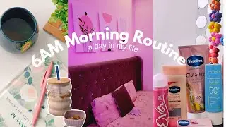 A day in my life 🌥 | 6AM Morning Routine🌱 Planning and Prioritizing, Healthy Meals |2025| Vlog 01