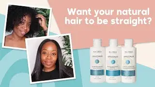 Hair straightening treatment for natural hair!