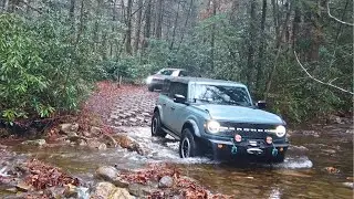 Tennessee Offroading Ford Bronco and Jeep Cherokee Trailhawk | Dick's Creek Trail