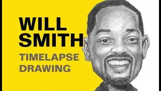 Drawing WILL SMITH - Timelapse