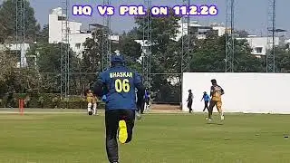 Full highlights DOS-HQ Vs PRL CRICKET Match on 11.2.2026