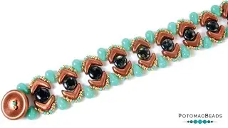 Captive Bracelet - DIY Jewelry Making Tutorial by PotomacBeads