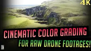 Cinematic Color Grading Of Raw Drone Footages!! **Motivational**