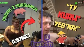 PASUT LECI W ŚLINĘ Z LADYBOYEM ⚧️💋 | SOBOTNI STREAMEK U AJEMGE1 🐷 | BEST SHOTY EVER #12