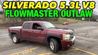 2009 Chevy Silverado 5.3L V8 Exhaust w/ FLOWMASTER OUTLAW!