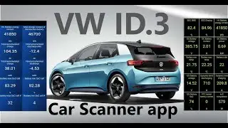 VW ID.3 ⚡45kWh - unique battery buffer 📱Car Scanner ELM OBD2 (Car Scanner PRO)