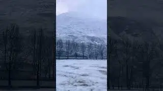 First Snowfall in Gilgit City