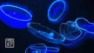 Медитация🙏и космический корабль💫Музыка 12 часов с биолюминесцентными💨медузами. Лучше всего