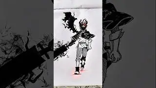 Asta ☠️ Speed Drawing StickMan Anime 😳#shorts #anime #drawing #asta  #blackclover