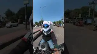 Kids Funny Reactions 😂 On Bunny Face Helmet #viral #trending #shorts