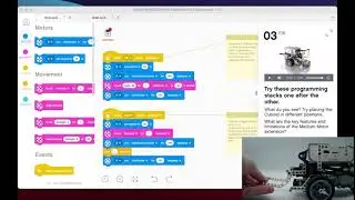LEGO EV3 Mindstorms Robot Trainer Course - Lesson 3.3 Exploring Code for Grab and Release Extension