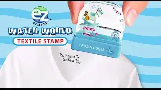 EZ Water World Series Custom Made TEXTILE Stamp / Cop Pakaian 客制化防水姓名衣服印章/衣物印章