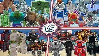 Minecraft Mobs Battle royale! DUO Battle! Minecraft random mob battle