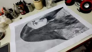 Draw on A2 Size Paper | Pencil Sketch | step by step | Milan Sketch