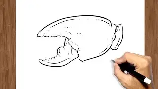 How to Draw Crab Claw