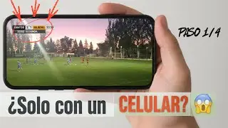 Cómo transmitir fútbol como en la tv solo con un celular - fácil y gratis - PASO 1