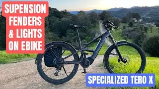 Specialized Tero X &mdash; электрический горный велосипед с полной подвеской, крыльями и фарами