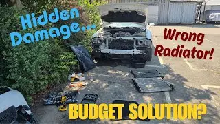 Dodge Challenger Scat Pack Radiator Replacement with simple tools