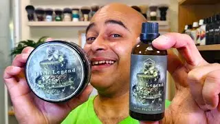 ASMR SHAVE Irish Legend Set by Savon Mystere and new base first try.