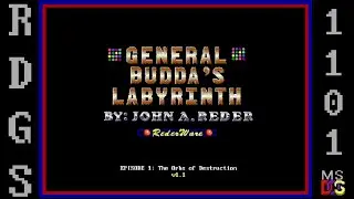 Random DOS Game Show #1101: General Budda's Labyrinth 1991