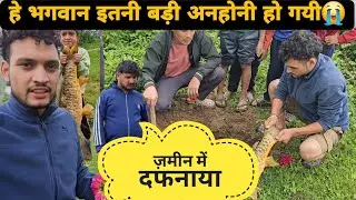 भगवान इसकी आत्मा को स्वर्ग में शांति दे 🥲🙏|| ऐसा पहली बार हुआ हमारे गांव में || पहली बार देखा मैंने
