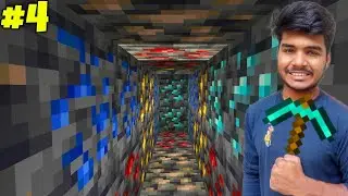 I MINED 1000 BLOCKS IN A STRAIGHT LINE IN MINECRAFT PE SURVIVAL SERIES EP 4
