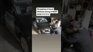 Cast vinyl allows you to wrap a hood without a heat gun