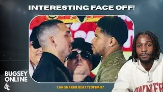 IS TEOFIMO LOPEZ GETTING UNDER SHAKUR STEVENSON'S SKIN? FACE OFF REACTION