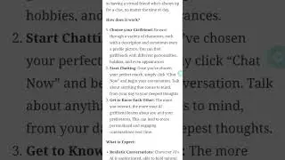 Character AI Chat Now With Girlfriend: What is? and How to Use correctly in 2024?