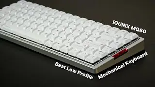 이런 게 진짜 가성비 최강 I 아이큐닉스 IQUNIX MQ80 풀알루미늄 로우 프로파일 기계식 키보드 카일 kailh 리니어 스위치