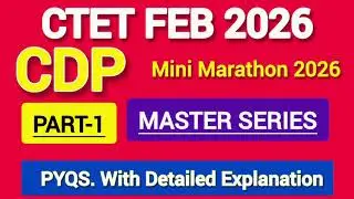 CTET CDP PYQ | Most Important Questions with Explanation #ctet #cdp #exam #viral #viralvideo #viral 