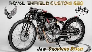 Потрясающий Royal Enfield Custom 650 | Потрясающий дизайн и непревзойденное мастерство