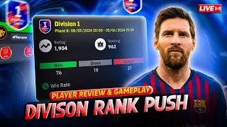 RANK PUSH & FRIENDLY🔥 | LIVE🔴 eFootball  GAMEPLAY