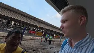 FIRST CLASS TRAIN IN THAILAND (my first vlog ever)