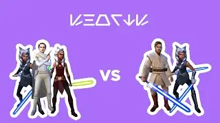 SWGOH: Padme CAT vs JMK CAT &mdash; no commentary