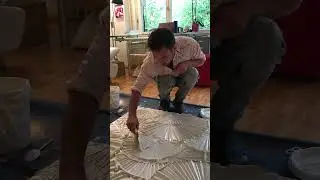 Big Painting with Lots of Modeling Paste!! 😍