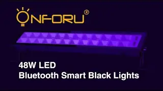 New Release - Onforu 48W Black Light Bar with APP Control