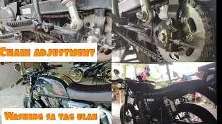 KEEWAY CR152 | CHAIN ADJUSTMENT | CHAIN CLEANING.