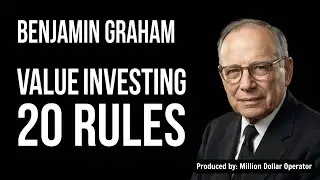 Benjamin Graham: The Value Investing Bible (Buffett's Mentor| 20 RULES)