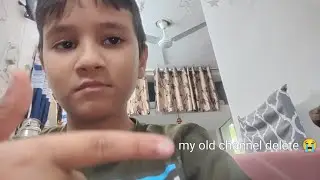 My old channel delete 😭
