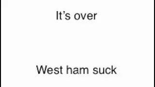 West Ham diss track by me (song maker.AI) #viral #makemefamous 