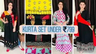 Cotton Kurta Set Haul Under ₹799👗Summer Special Collection👗Anarkali Kurta👗Kurta Sharara👗Kurta Jacket