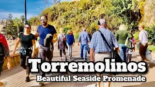 Torremolinos Malaga Promenade Sunny and Refreshing Morning Walk Tour! November 2022- Spain 🇪🇸!