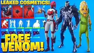 ALL NEW LEAKED SKINS & EMOTES! *VENOM* (Cobb, Mincemeat, Backscatter, Heart-Stopper)