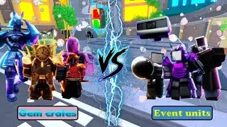 Gem crate units VS Event crate units on endless mode! (+ spending 100k for no reason lol) TTD!